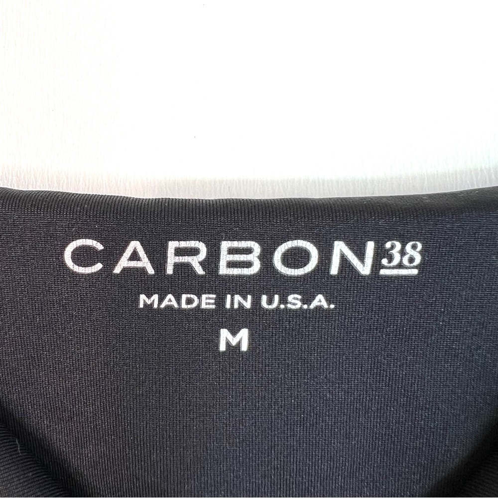 Carbon38 Zebra Stripe Print Crop Top Size Medium - image 7